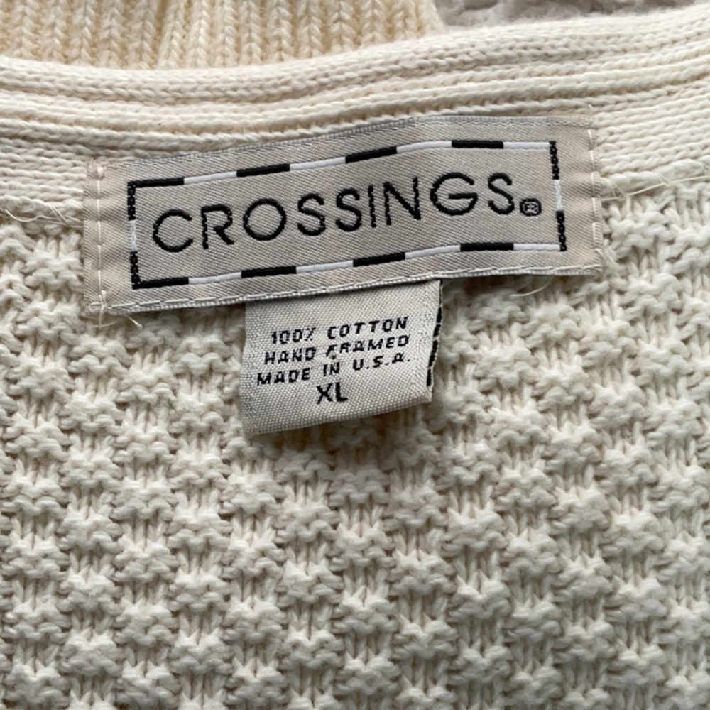 Mens Vintage CROSSING SWEATER V3ST - Picture 2 of 4